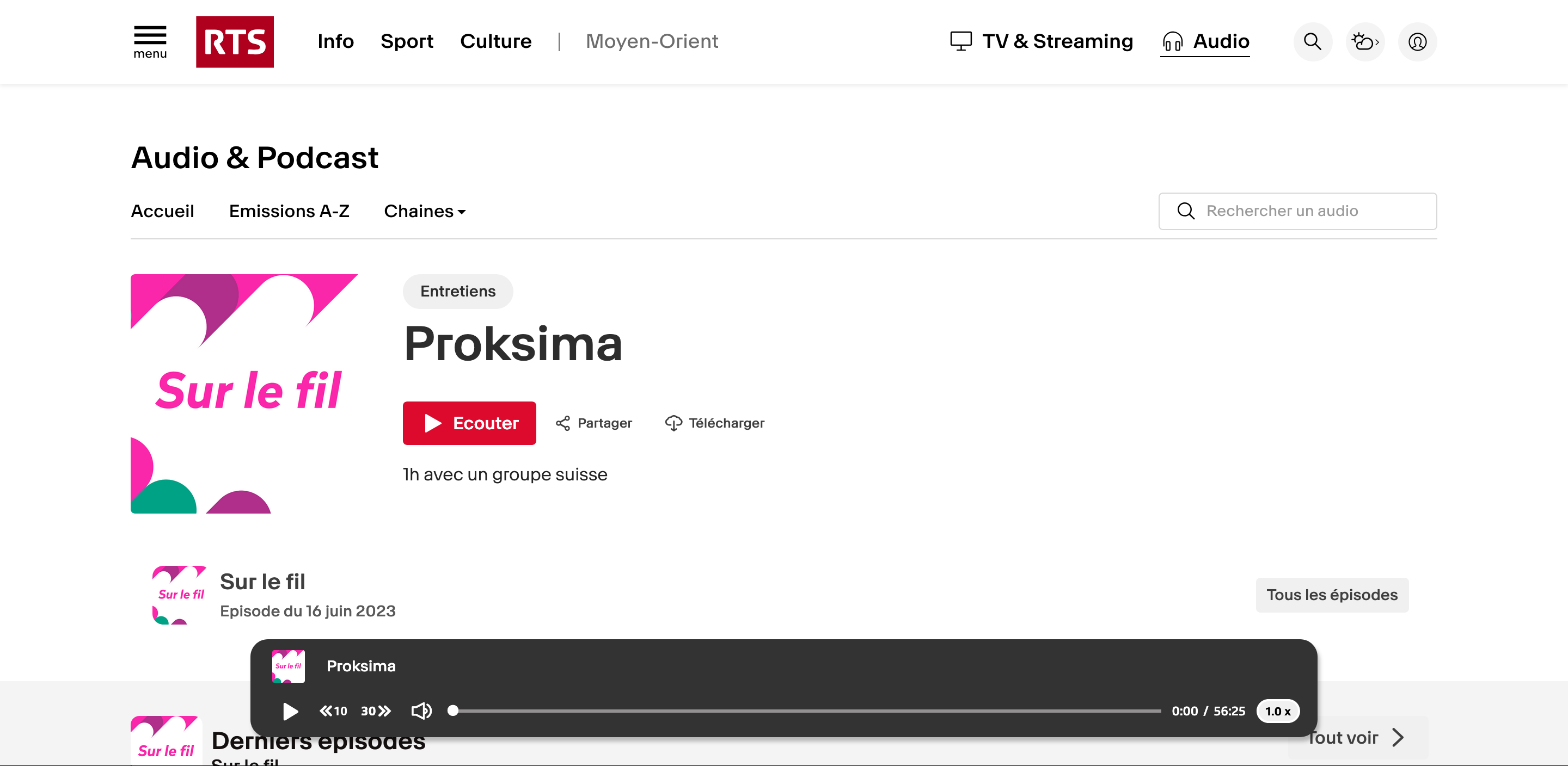 proksima option musique sur le fil Carine Delfini
